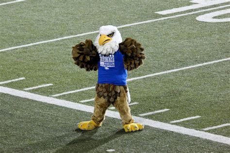 Eagle mascot of dallas baptist